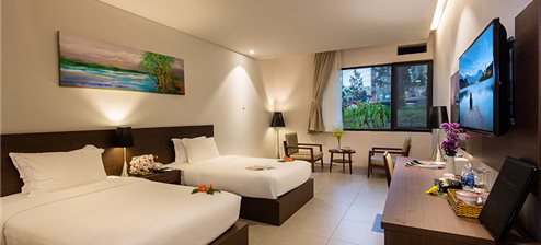 Khu khách sạn - Deluxe (1 giường đôi)