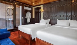 Phòng 2 giường đơn có ban công