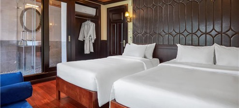 Phòng 2 giường đơn có ban công