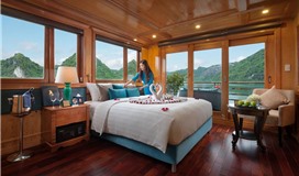 Phòng Sapphire Giường Đôi/2 Giường Đơn Nhìn Ra Biển