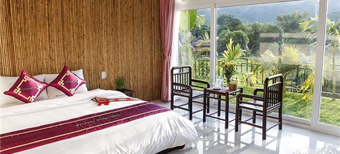 Phòng Deluxe Gia đình Nhìn ra Núi và Thung lũng