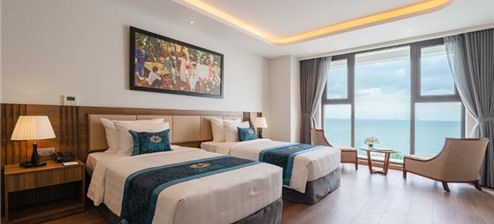 Phòng Premier Giường đôi với Ban công