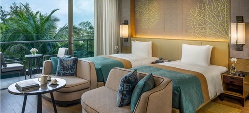 Two Bedroom Residence Long Beach View  (1 King + 1 Queen)