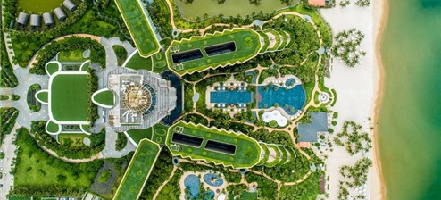 Three Bedroom Residence Long Beach View  (1 King + 1 Queen + 1 Twin)