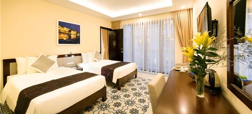 Phòng Deluxe Giường Đôi/2 Giường Đơn Nhìn Ra Thành Phố