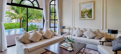 Biệt thự 02 phòng ngủ hướng biển có hồ bơi riêng ( Ăn sáng)