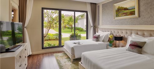 Biệt thự 02 phòng ngủ có hồ bơi riêng( Ăn sáng)