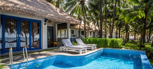 Beach Front Villa with Private Pool